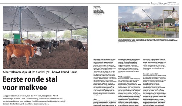 Artikel eerste Roundhouse voor Melkvee