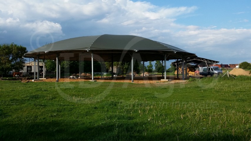 Roundhouse in Nord-Sachsen, Duitsland