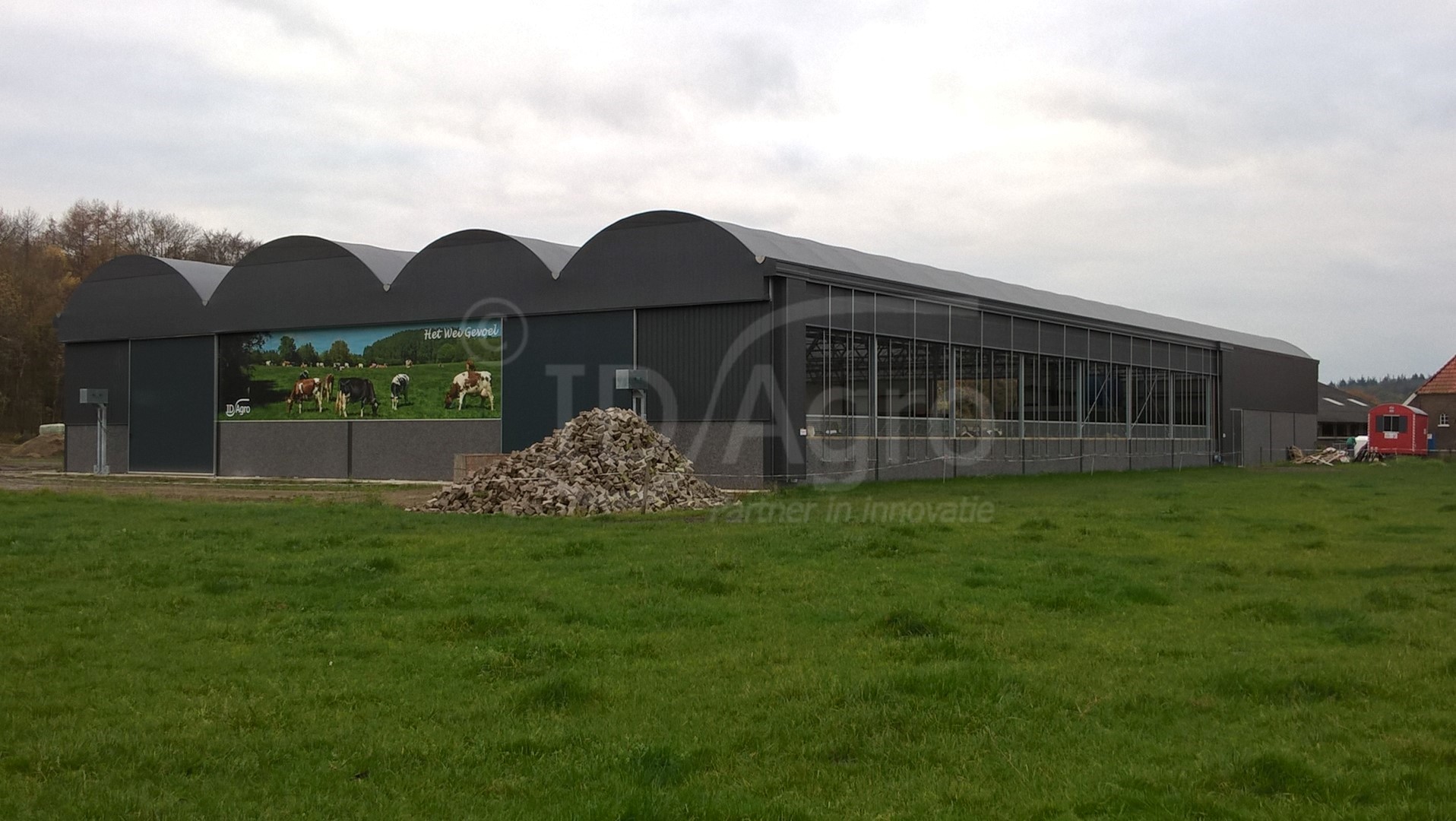 Serrestal voor 110 koeien nabij Lochem (Gld)