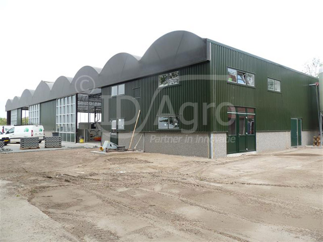 opgeleverd: 0+6+2 ligboxenstal in Flevoland