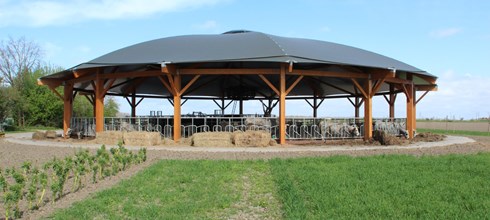 Bijzonder houten Roundhouse in Flevoland