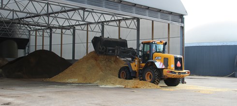 Overkapping Sleufsilo / Bunker Biogasinstallatie